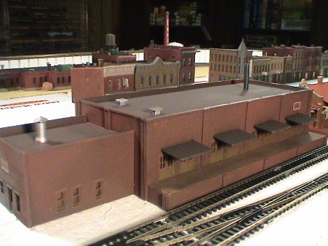 Sold Individually Mixed Group of HO Scale Buildings & HO Scale Track 